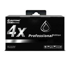4X Eurotone Pro Ink T0711 BLACK Alternative For Epson DX-8450 SX-200 DX-5000