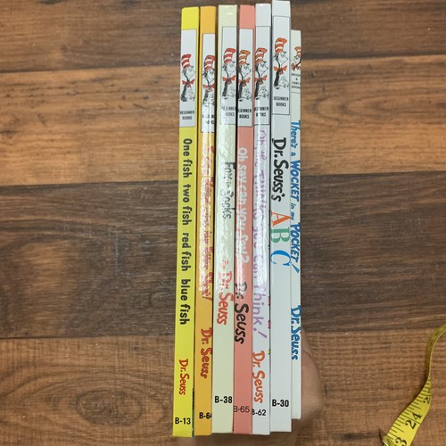 7 Mix Dr. Seuss Beginner Books Lot HC Hardcover I Can Read It, Fox, ABC, Fish - Picture 8 of 11