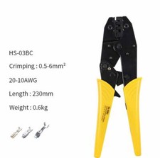 HS-03BC Crimping Pliers Wire Terminal Crimper Ratchet Pliers Clamp Tools