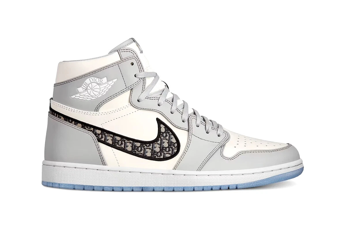 Dior Air Jordan 1 グレー/ホワイト Jordan 1 x Dior High Gray for Sale | Authenticity Guaranteed | eBay