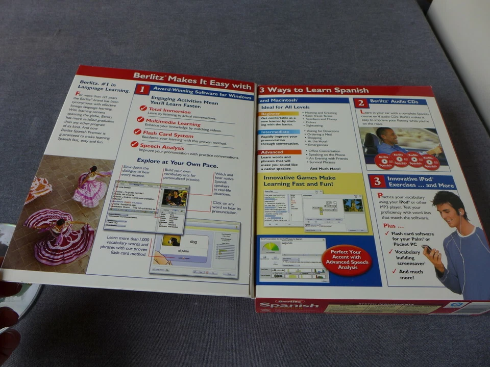 Nova Development Novatel Berlitz Spanish Premier for PC Windows, Mac - Complete - Image 4 of 4