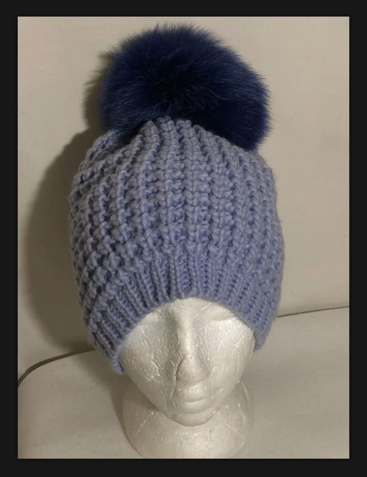 OS Blue Women's Kyi Kyi Genuine Fox Fur 