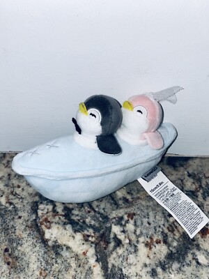 Miniso Penguin Plush Bride Groom Boat Stuffed Animal Doll Girl Boy