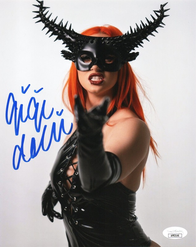 Gigi Dolin NXT WWE Diva signed autograph 8X10 Photo w/ JSA COA