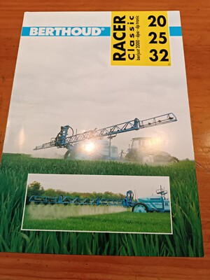 Brochure Berthoud racer 20 25 32 tractor tractor brochure tractor L