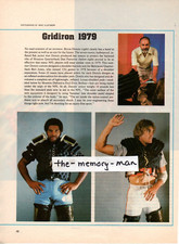 Dan Pastorini Elvin Bethea Houston Oilers 1979 Picture Clipping Page