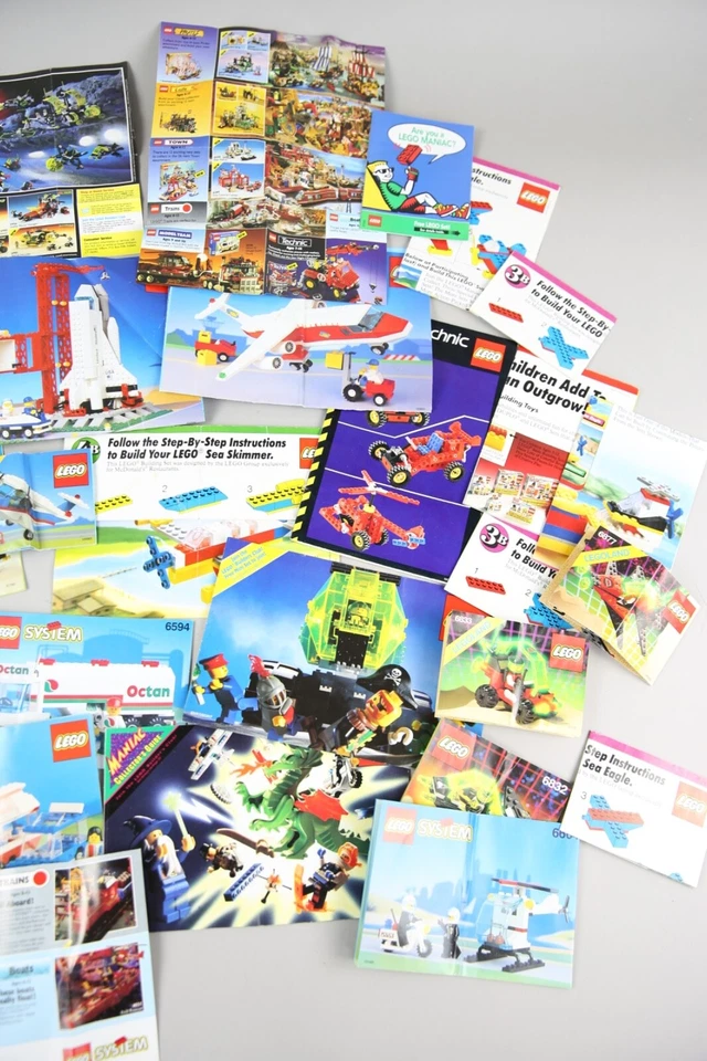 LEGO vintage Instruction Manual Booklets 1990s Legoland System Lot space pirates - Image 4 of 4