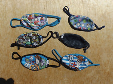 6 Toddler Boys Face Mask- DISNEY TOY STORY Washable/Reusable 3 to 6Y Grey Blue