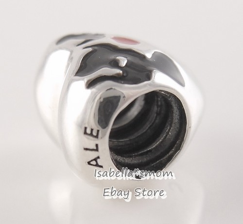 DISNEY Genuine PANDORA Enamel MICKEY MINNIE KISS HEART Charm 791443ENMX w POUCH! - Bild 4 von 5