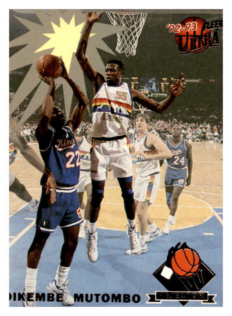 Dikembe Mutombo #2 Basketball Cards 1992 Ultra Rejectors trading card — raw and PSA graded price guide