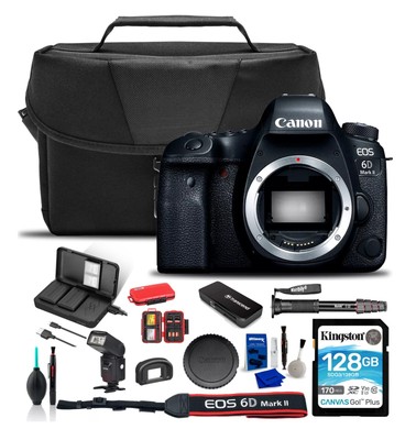 Canon 6D Mark II Camera (Body) (1897C002) - Essential Bundle