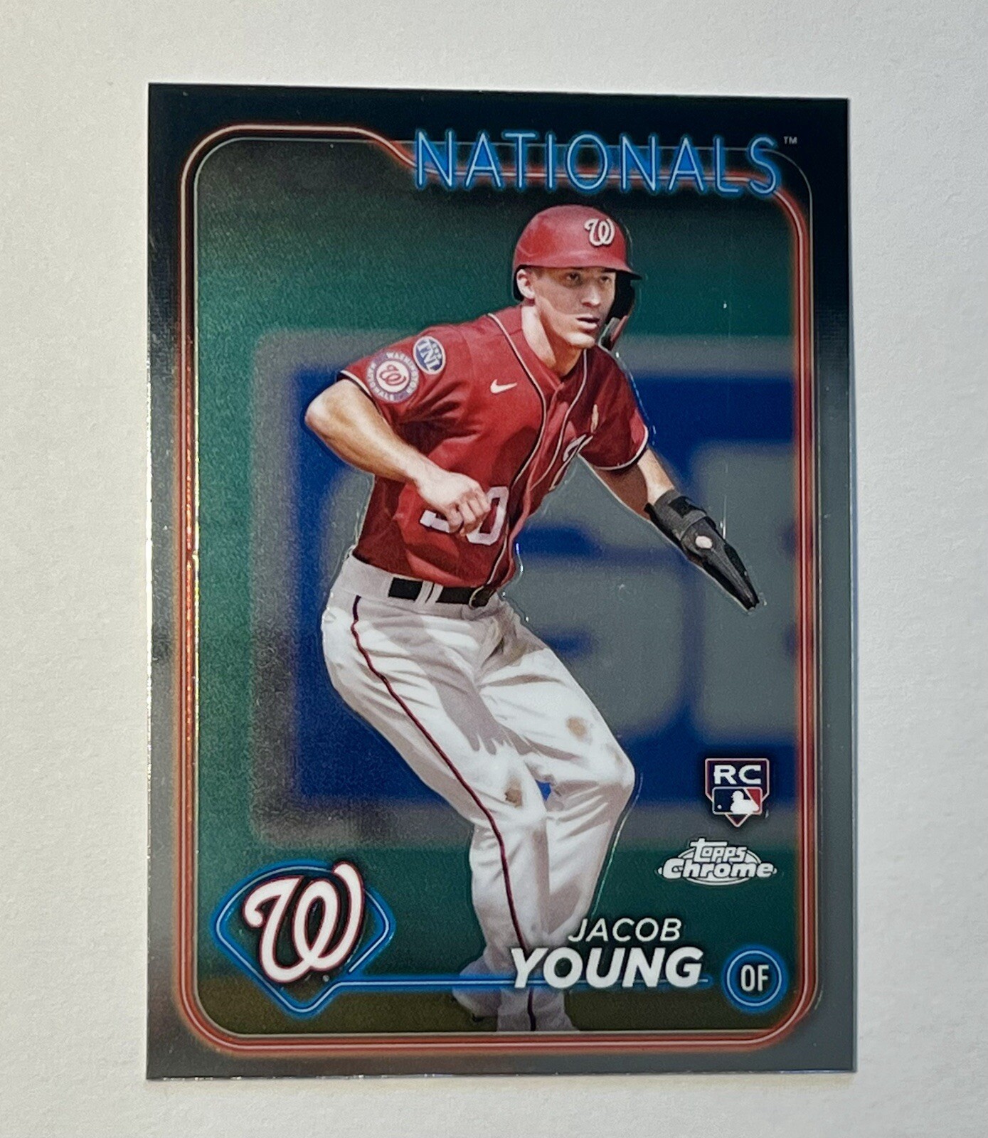 2024 Topps Chrome Jacob Young RC #264 Washington Nationals