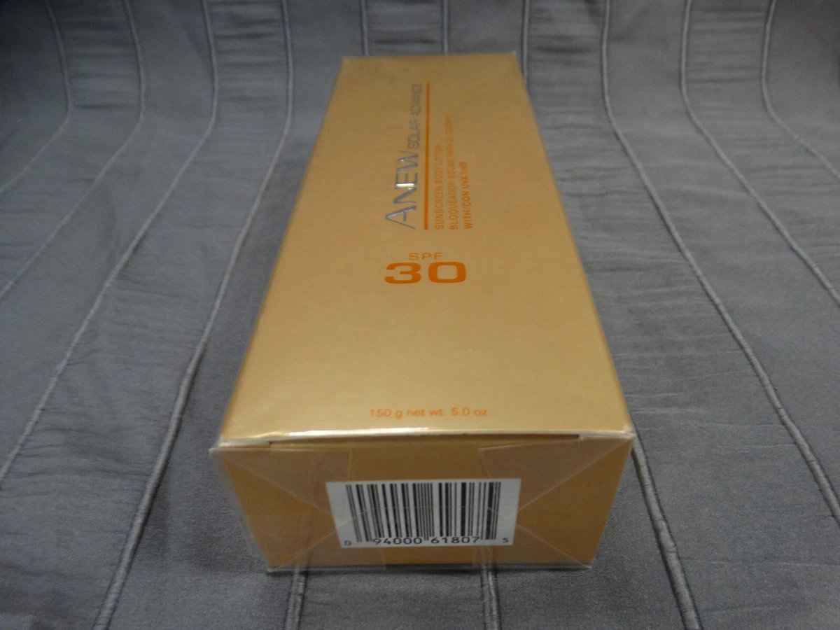 AVON ANEW Solar Advance Sunscreen BODY Lotion SPF30 NEW Sealed 5oz
