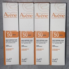 EAU THERMALE AVENE MINERAL SUNSCREEN SPF 50 DAILY FACE LOTION 0.3 Fl OZ LOT OF 4