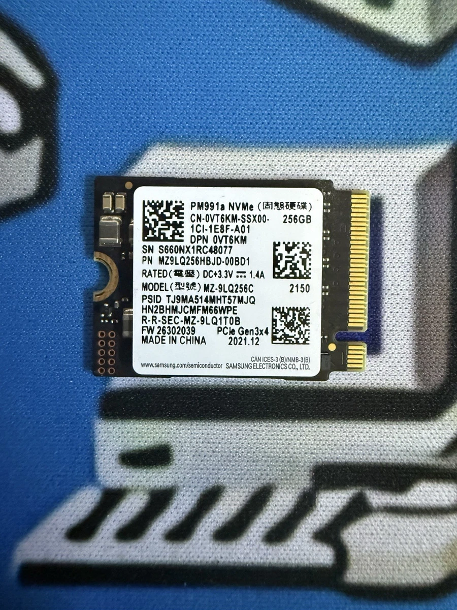Samsung M.2 Interface Solid State Drives 256 GB Storage Capacity