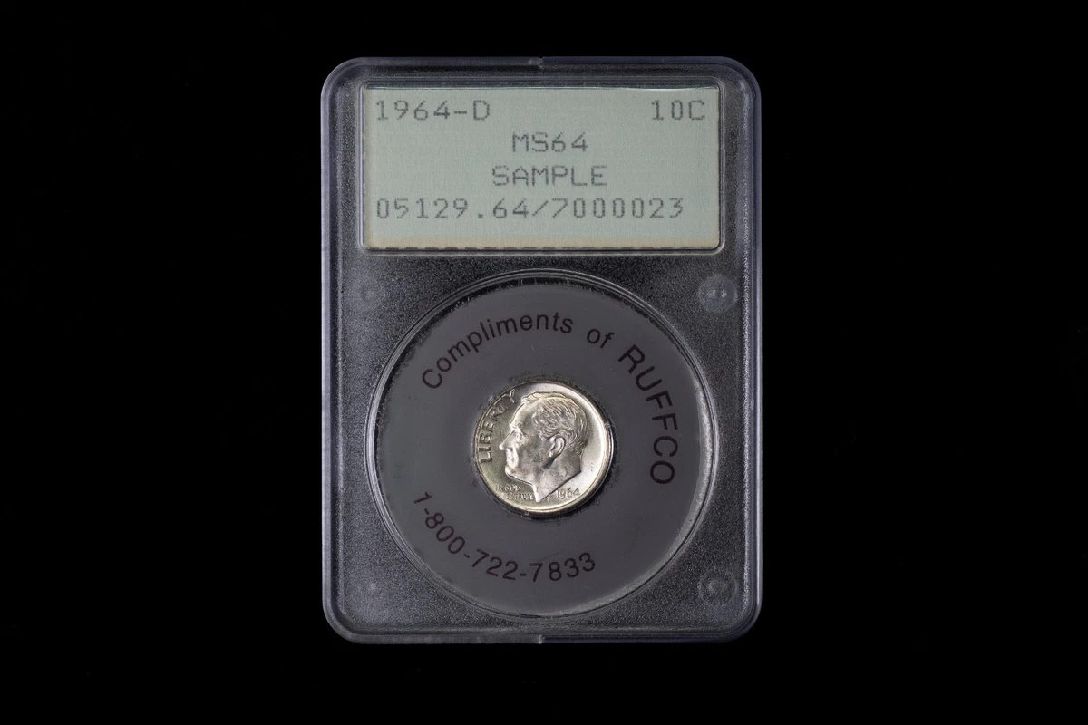 25+ MS 64 Graded 1964 Roosevelt Dimes (1946-Now) for sale