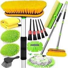 62'' Car Wash Brush with Long Handle, Car Wash Kit with Tire Brush, Tower,