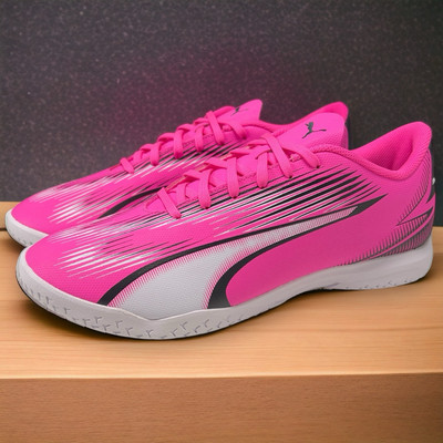 Puma Ultra Play It Mens Indoor Soccer Shoes Poison Pink NEW!