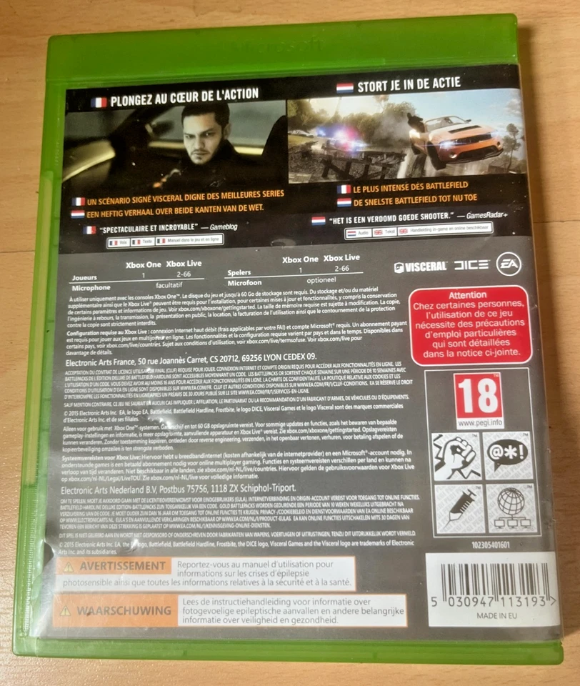 Jeu Xbox One Battlefield Hardline (Edition Deluxe), photo 3 sur 3