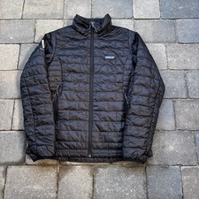 Patagonia Jacket Womens Size Small Black Nano Puff Jacket Lightweight Primaloft