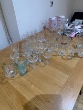 Glass Box Beer Pint wine brandy gin Random Man Cave Pub BUNDLE JOBLOT 4 GLASSES