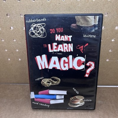 Do You Want To Learn Magic? - DVD - Learn Magic With Common Objects! FREE SHIP!