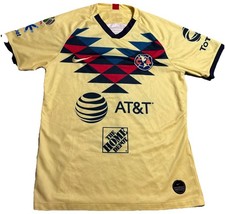 Club America Mexico Nike Dri Fit Short Sleeve 2019/2020 Shirt Size Med