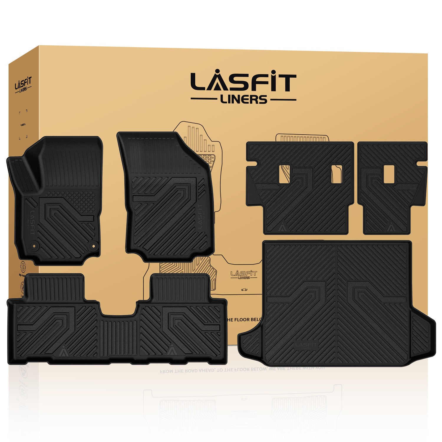 Floor Mats & Cargo Mat for GMC Terrain / Chevrolet Equinox 2018-2024 Custom Mats