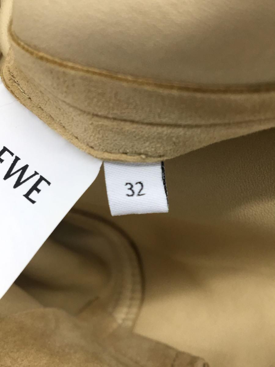 ALTRA LOEWE altro cappotto senza colletto 32 pelle beige S540336X46