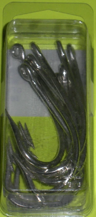 Mustad 7731DT6/0-10 7731D 6/0 KnifEdg Point Sea Demon Hook Taprd Brazd Ring 10CT - Image 3 of 3