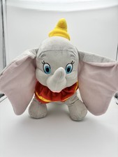 Disney Dumbo Plush Flying Elephant Gray Big Ears 12" Stuffed Animal