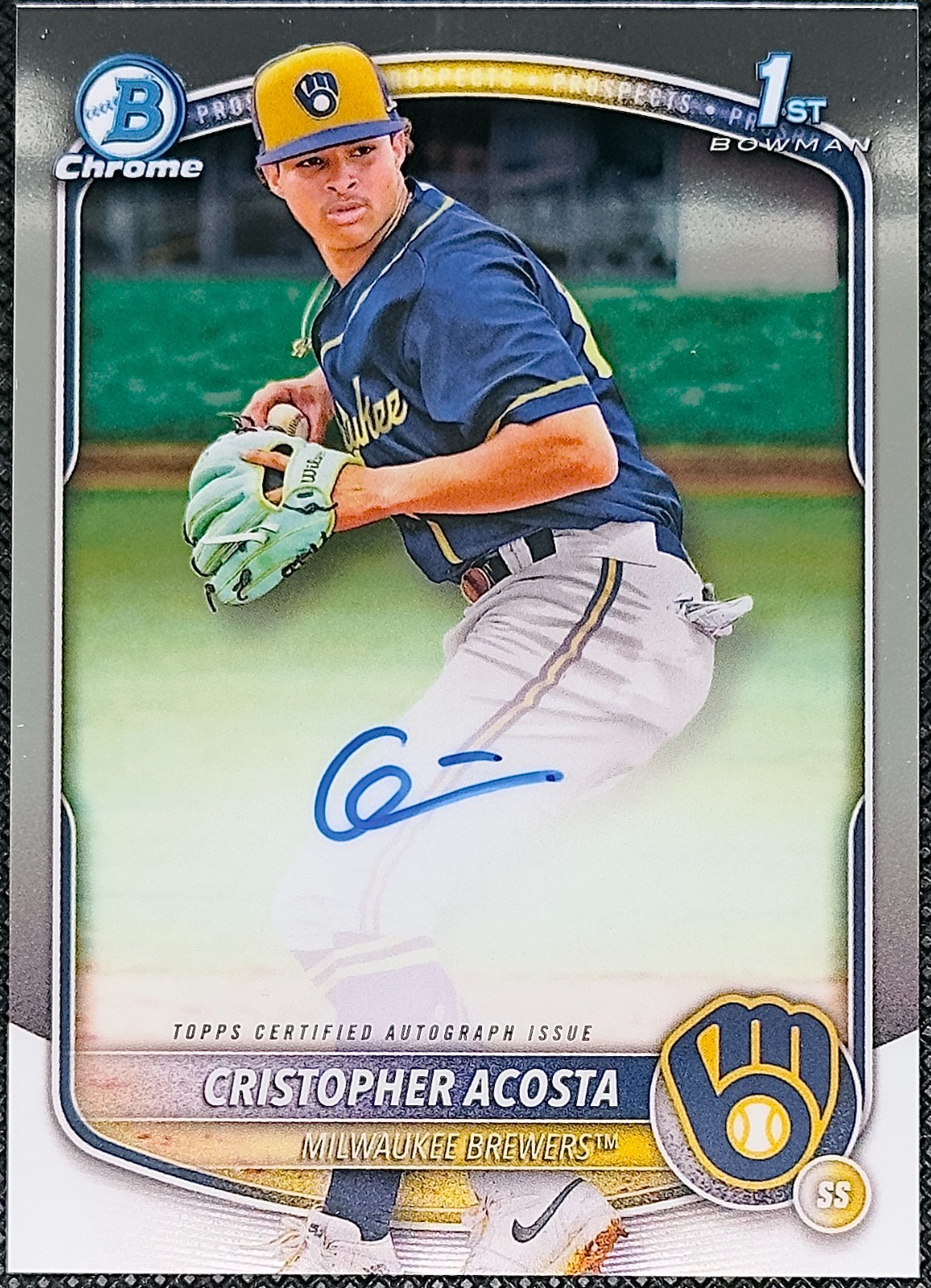 2025 Bowman Chrome Cristopher Acosta Auto #CPA-CAC