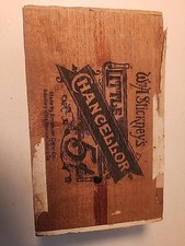 Vintage Chancellor Wm A Stickney's American Cigar Co. 5 Cent Wood Box