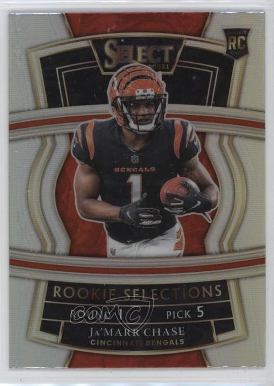 2021 Panini Select Rookie Selections Silver Prizm Ja'Marr Chase #RS-7 1rr7