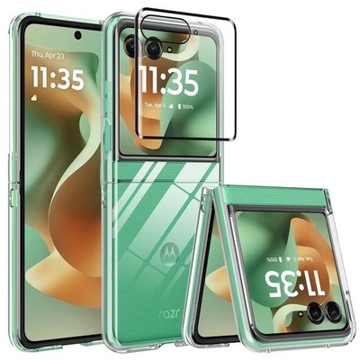 for Motorola Razr 2026/2025/2024 Case,Slim Thin Phone Case with Screen Protec...