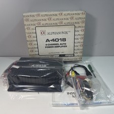 VINTAGE ALPHASONIK 4-Channel Car Power Amplif...