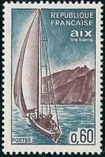 France Yvert Num 1437 Aix Les Bains 1965