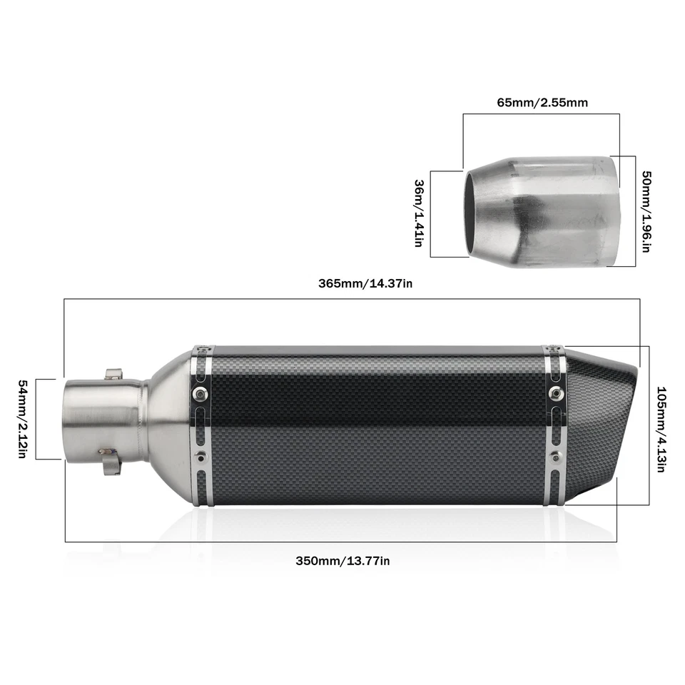 For Yamaha YZF R6 2006-2020 High Performance Full Exhaust Pipe System Kits - Image 3 of 4