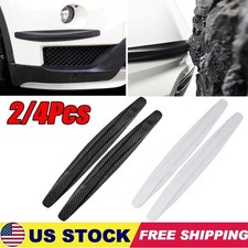4pcs Car Bumper Protector Strip Guard Corner Protection Strips Scratch Protector