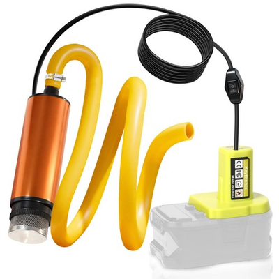 #ad Transfer Pump Compatible with RYOBI ONE 18V Battery 635GPH Portable Utility... $88.08