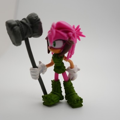 Sonic Boom Amy Rose Action Figure 3" Jazwares Deluxe Hammer Weapon Toy |  eBay