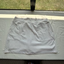 Rafaella Women s Large White Pull On Butter Soft Short Skort