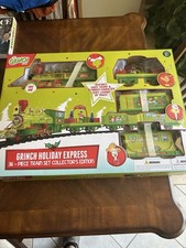 NIB Dr. Seuss The Grinch Holiday Express Train Set - Collector's Edition, 36 Pc