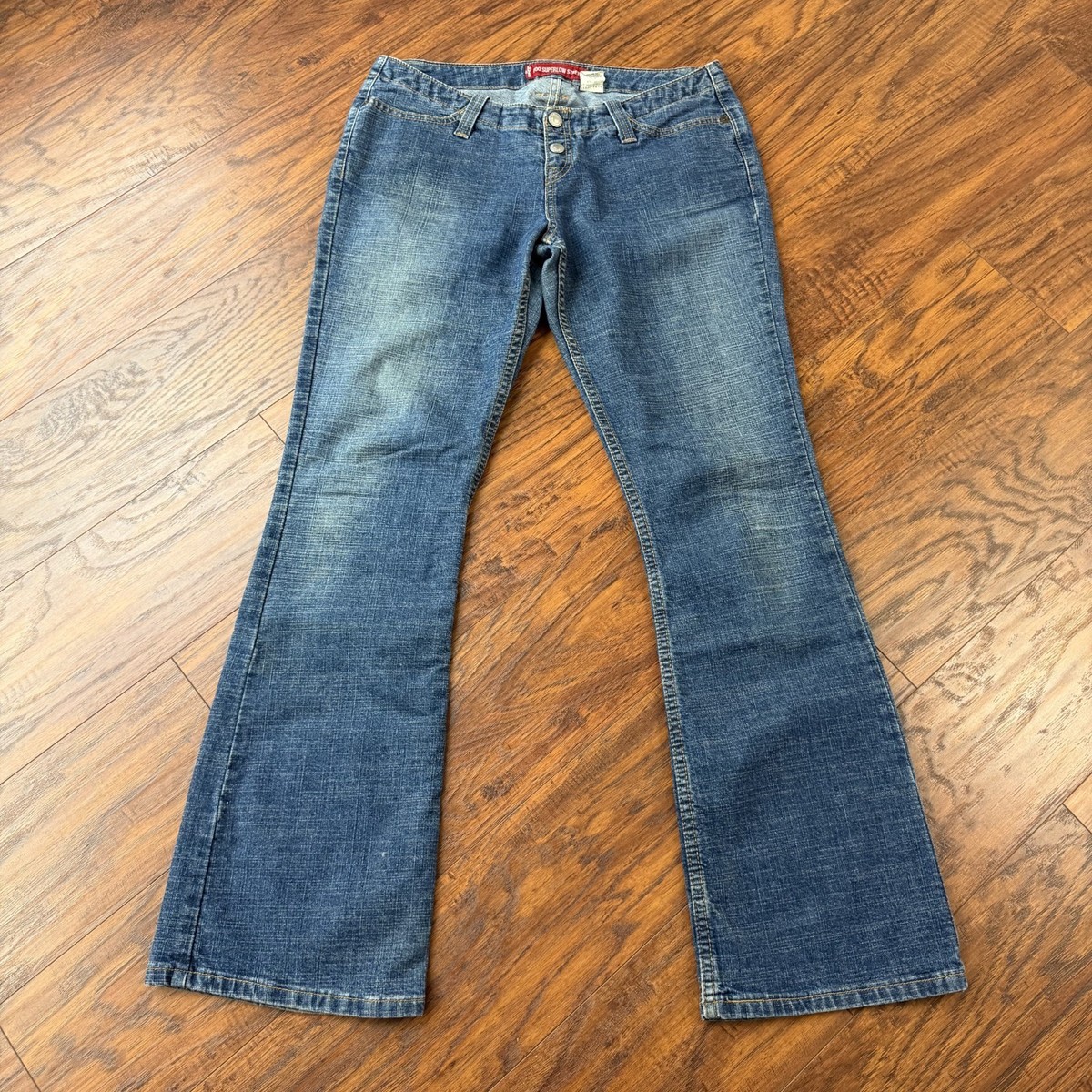 VINTAGE Levis 520 Jeans Womens 11 M Boot Cut Too Superlow Low Rise