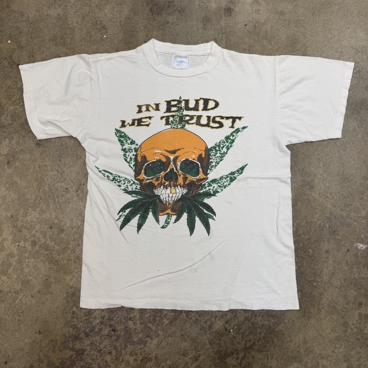 Vintage Dr Dre In Bud We Trust Pushead Shirt Size Large 90s Hip 