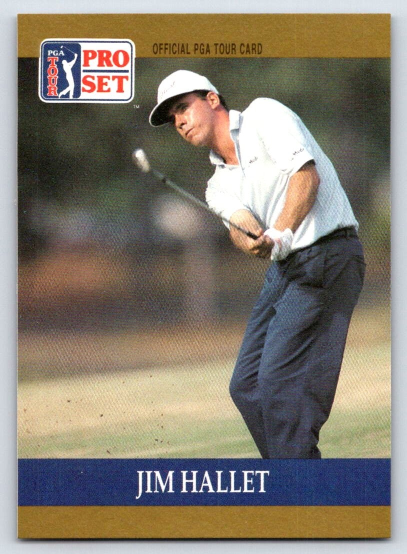 1990 Pro Set Jim Hallet #37