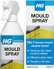 HG Mould Spray, Effective Black Mould & Mildew Cleaner, Removes Stains – 500ml 12.40 per litre