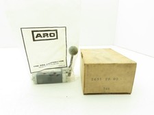 ARO 5631 20 02 Pneumatic 3-Port Manual Lever Control Valve 1/4" NPT
