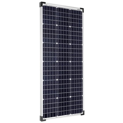 Solarmodul 100W 24V monokristallines Solarpanel für Solaranlage Insel Offgridtec