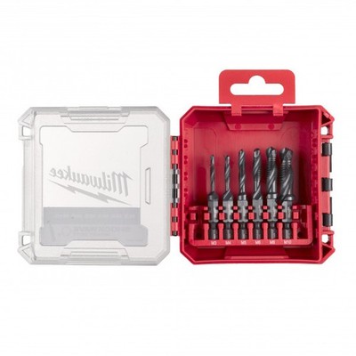 Milwaukee 1/4IN HSS-G COMBI DRILL TAP SET-6 - 4932498267